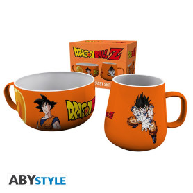 ABYstyle - DRAGON BALL - Set Petit Déjeuner Mug + Bol - Goku
