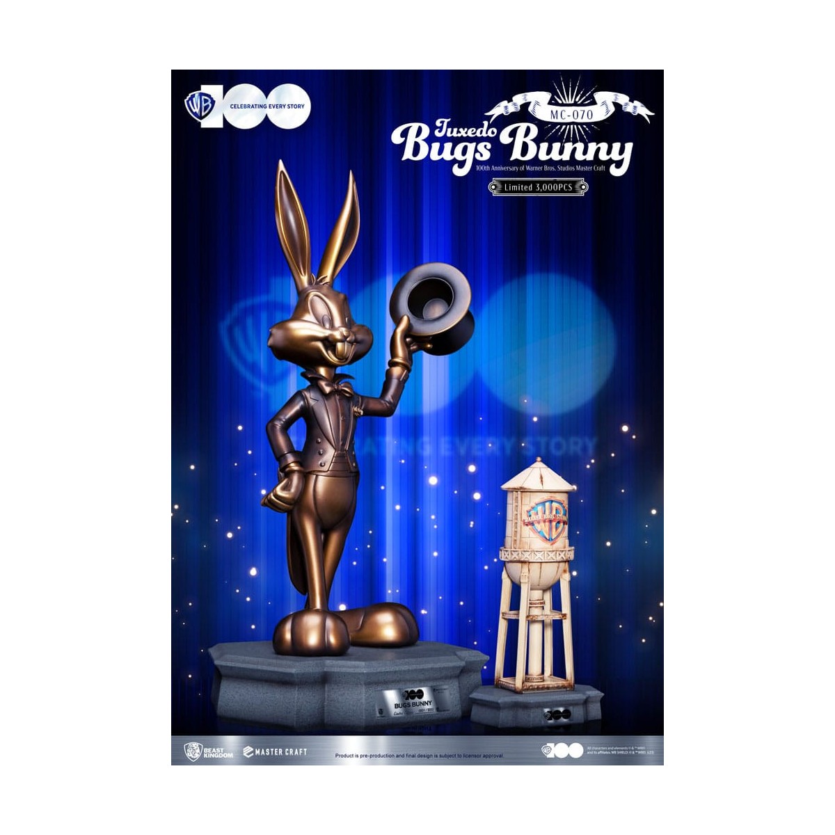 Beast Kingdom Disney - Master Craft - Tuxedo Bugs Bunny - Looney Tunes 100th anniversary of Warner Bros. Studios