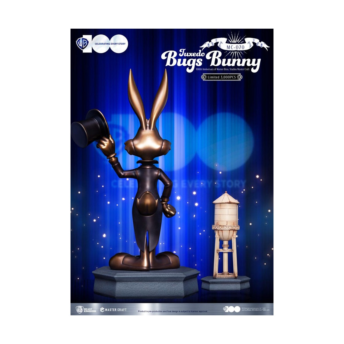 Beast Kingdom Disney - Master Craft - Tuxedo Bugs Bunny - Looney Tunes 100th anniversary of Warner Bros. Studios