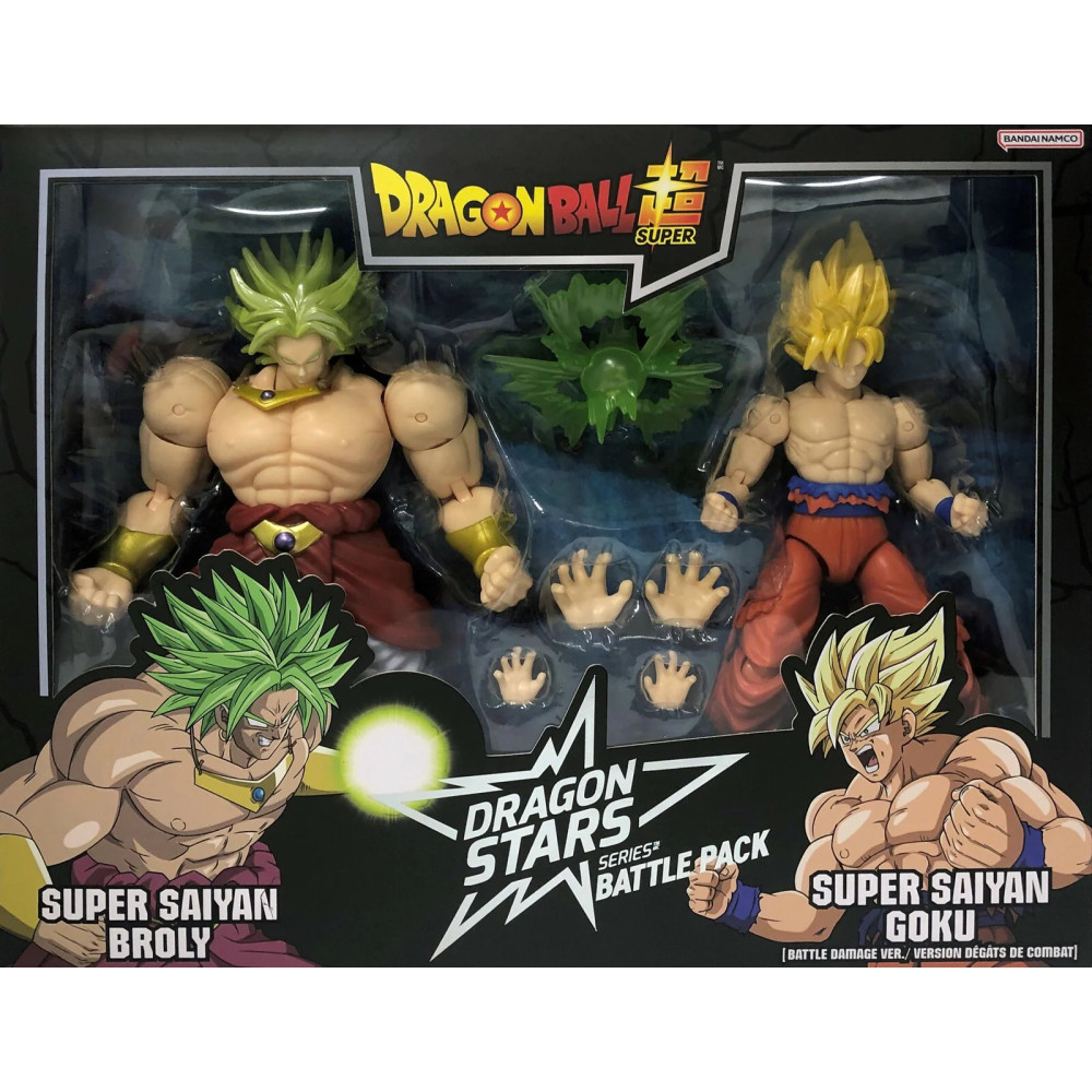 DRAGON BALL - SS Goku VS SS Broly - Battle Pack Dragon Stars 17cm :  : Figurines Bandai Red Dragon Ball