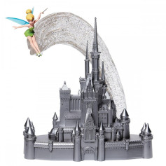 Enesco Disney - Castle with Tinker Bell Disney 100 ans d'émerveillement
