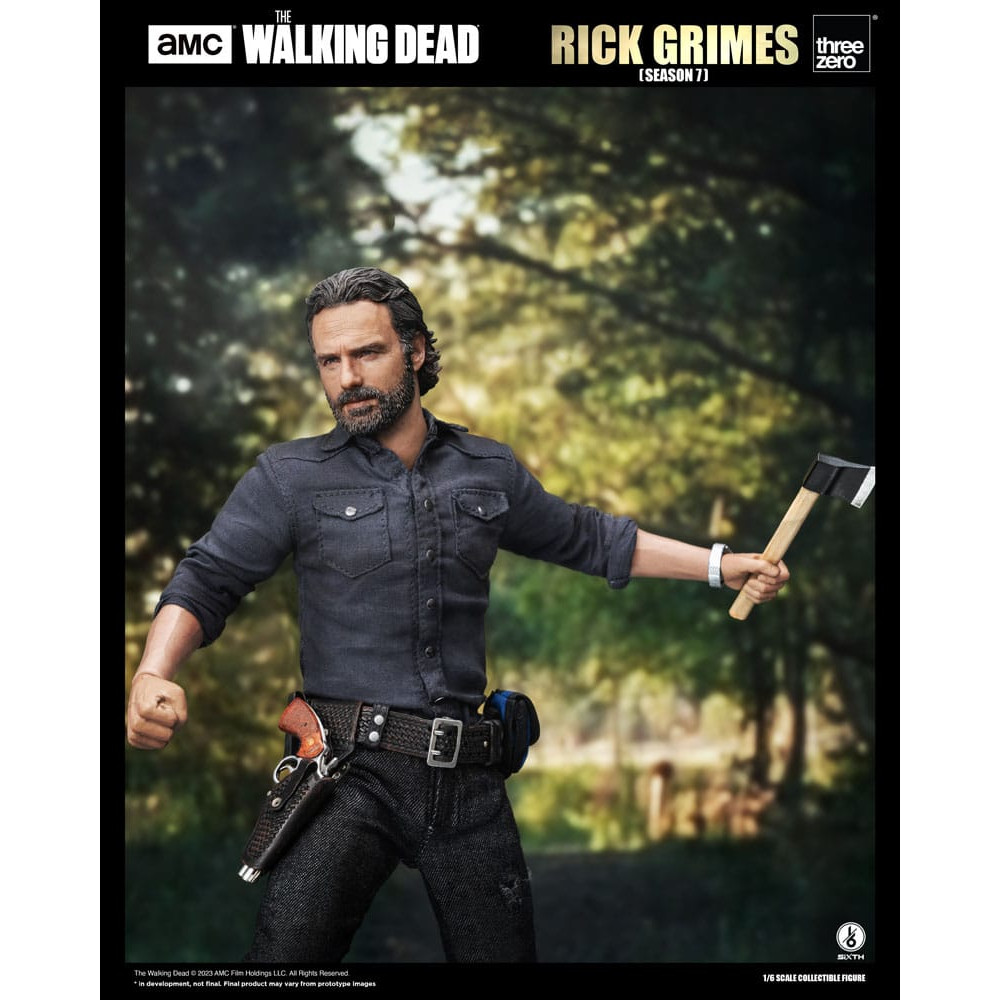 Three Zero The Walking Dead - Rick Grimes Season 7 - Figurine Collector EURL