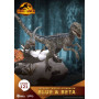 Beast Kingdom Jurassic World: Le Monde d'après diorama - BLUE & BETA - PVC D-Stage Iconic Movie Scene